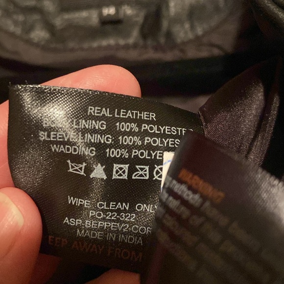 Barneys New York Women's Black Leather Jacket - Picture 4 of 4